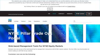
                            6. NYSE Pillar Trade Ops Portal