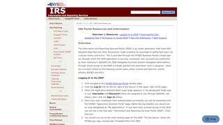 
                            6. NYSED :: IRS :: IRS Portal Resources and Information - nysed / p-12