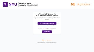 
                            1. NYU Long Island School of Medicine | NYU Langone Health - D2L ...