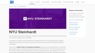 
                            3. NYU Steinhardt | 2U