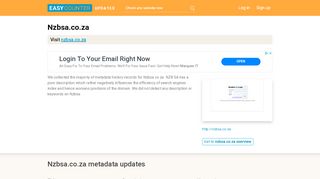 
                            8. NZB SA (Nzbsa.co.za) - NZB-SA - updates.easycounter.com