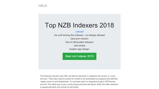 
                            7. nzb.is - download and search nzb files - nzbindex
