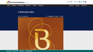 
                            10. O Boticário Moz | Club of Mozambique