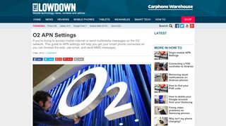 
                            6. O2 APN Settings | The Lowdown