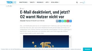 
                            10. O2-Kunden mit Problemen bei E-Mail ... - TECH.DE
