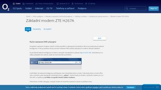 
                            5. O2 | Základní modem ZTE H267A - Ruční nastavení WiFi ...