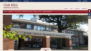 
                            11. Oak Hill Middle School / Homepage - Newton Public Schools