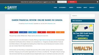 
                            8. Oaken Financial Review: Online Banks In Canada – …