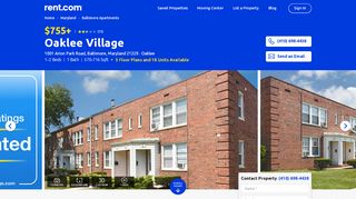 
                            4. Oaklee Village - 1001 Arion Park Road | Baltimore, MD Apartments for ...