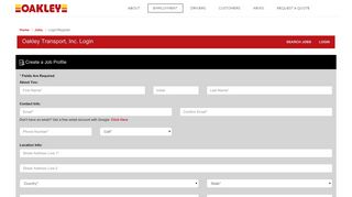 
                            4. Oakley Transport, Inc. Login