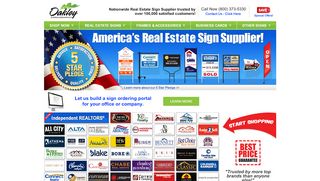 
                            1. oakleysign.com - Nationwide Real Estate Sign …