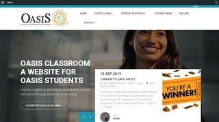 
                            8. Oasis Classroom – A Website For Oasis Students