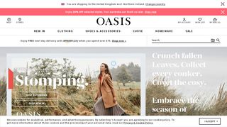 
                            3. Oasis Clothing - Womens Fashion Clothing Online