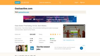 
                            9. Oasisactive.com: Oasis Active | Free Dating. It's …