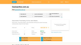 
                            7. Oasisactive.com.au: Oasis Active | Free Dating. …