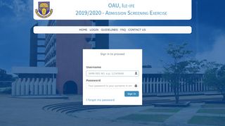 
                            1. OAU PUTME | Log in - admissions@oauife.edu