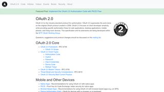
                            7. OAuth 2.0 — OAuth