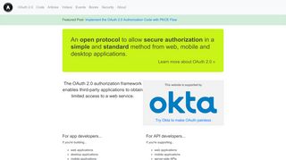 
                            3. OAuth Community Site