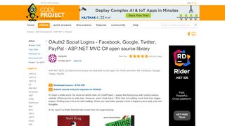 
                            11. OAuth2 Social Logins - Facebook, Google, Twitter, PayPal ...