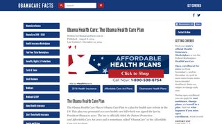 
                            2. Obama Health Care: The Obama Health Care Plan