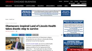 
                            9. Obamacare Illinois Land of Lincoln Health limits enrollment