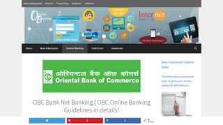
                            8. OBC Bank Net Banking | OBC Online Banking Guidelines in ...