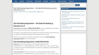 
                            11. Obc Net Banking Registration | Obc Bank Net Banking Login ...