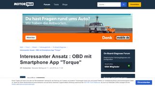 
                            7. OBD mit Smartphone App 