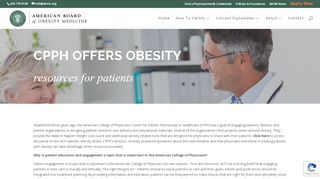 
                            3. Obesity Resources for Patients - American Board of Obesity Medicine