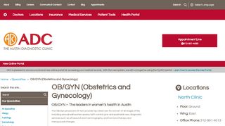 
                            7. OB/GYN Care Austin TX | The Austin Diagnostic Clinic