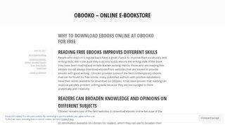 
                            4. obooko – Online e-Bookstore – oBooko Blog