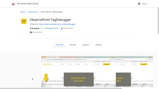 
                            2. ObservePoint TagDebugger - Google Chrome