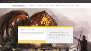 
                            3. Obsidian Portal - Campaign websites for Dungeons and Dragons and ...