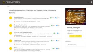 
                            10. Obsidian Portal Community Forums