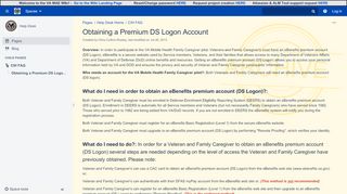 
                            6. Obtaining a Premium DS Logon Account - Help Desk - VA-MIS Wiki