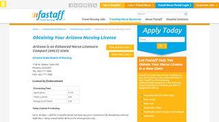 
                            5. Obtaining Your Arizona Nursing License | Fastaff Travel Nursing