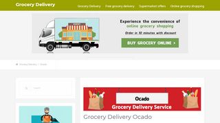 
                            9. Ocado Grocery Delivery Service | Groceries online