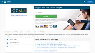 
                            7. Ocala Utility Services (OUS) | Pay Your Bill Online | doxo.com