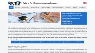 
                            7. ocas - Certificate Attestation Services