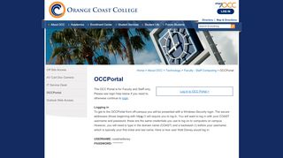 
                            2. OCCPortal - Orange Coast College