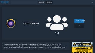 
                            1. Occult Portal - Discord Servers