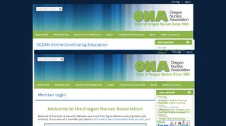 
                            6. OCEAN Online Continuing Education - Oregon Nurses ...