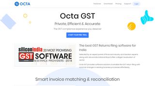 
                            6. Octa GST — Private, efficient & accurate GST compliance