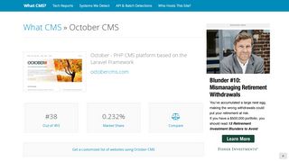 
                            6. October CMS - What CMS?