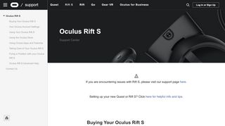 
                            11. Oculus Rift S | Oculus Support Center