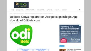 
                            3. OdiBets Kenya registration,Bonus,sign in,login Odibets.com