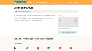 
                            9. Ods Fh Dortmund (Ods.fh-dortmund.de) full social media ...