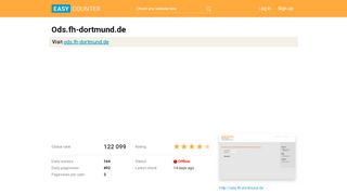
                            3. Ods.fh-dortmund.de: Anmelden zu den Online Dienste für ...