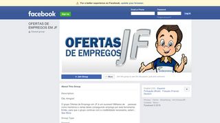 
                            7. OFERTAS DE EMPREGOS EM JF Public Group | Facebook