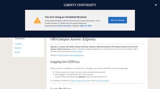 
                            9. Off-Campus Access: EZproxy | Jerry Falwell Library